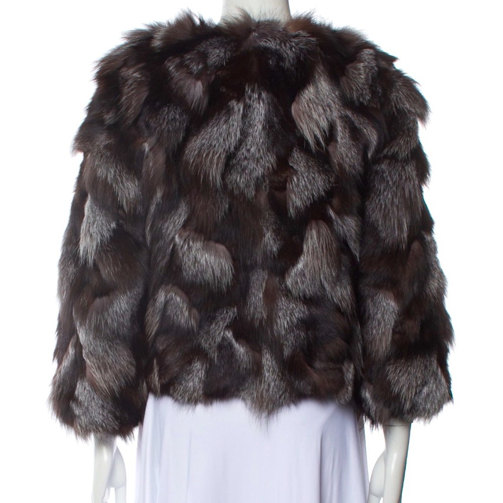 100% Mink Fur Jacket - Brown